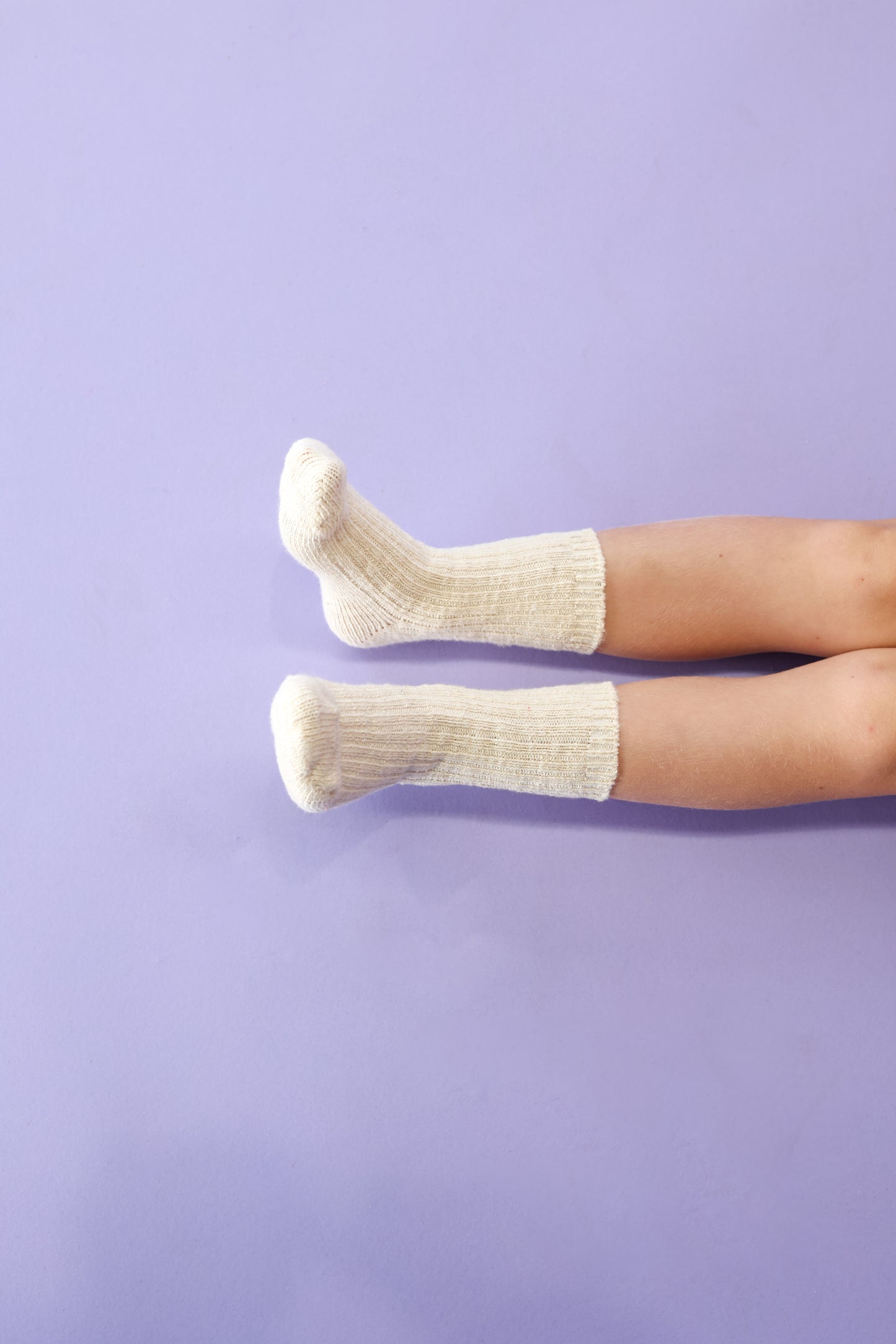 Grown Chunky Rib Sock Milk