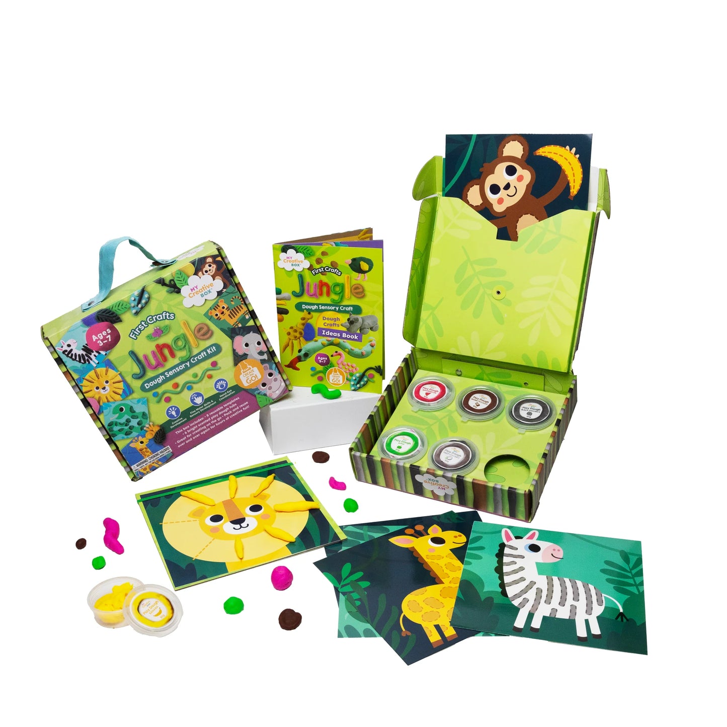 My Creative Box Jungle Dough Sensory Craft Box