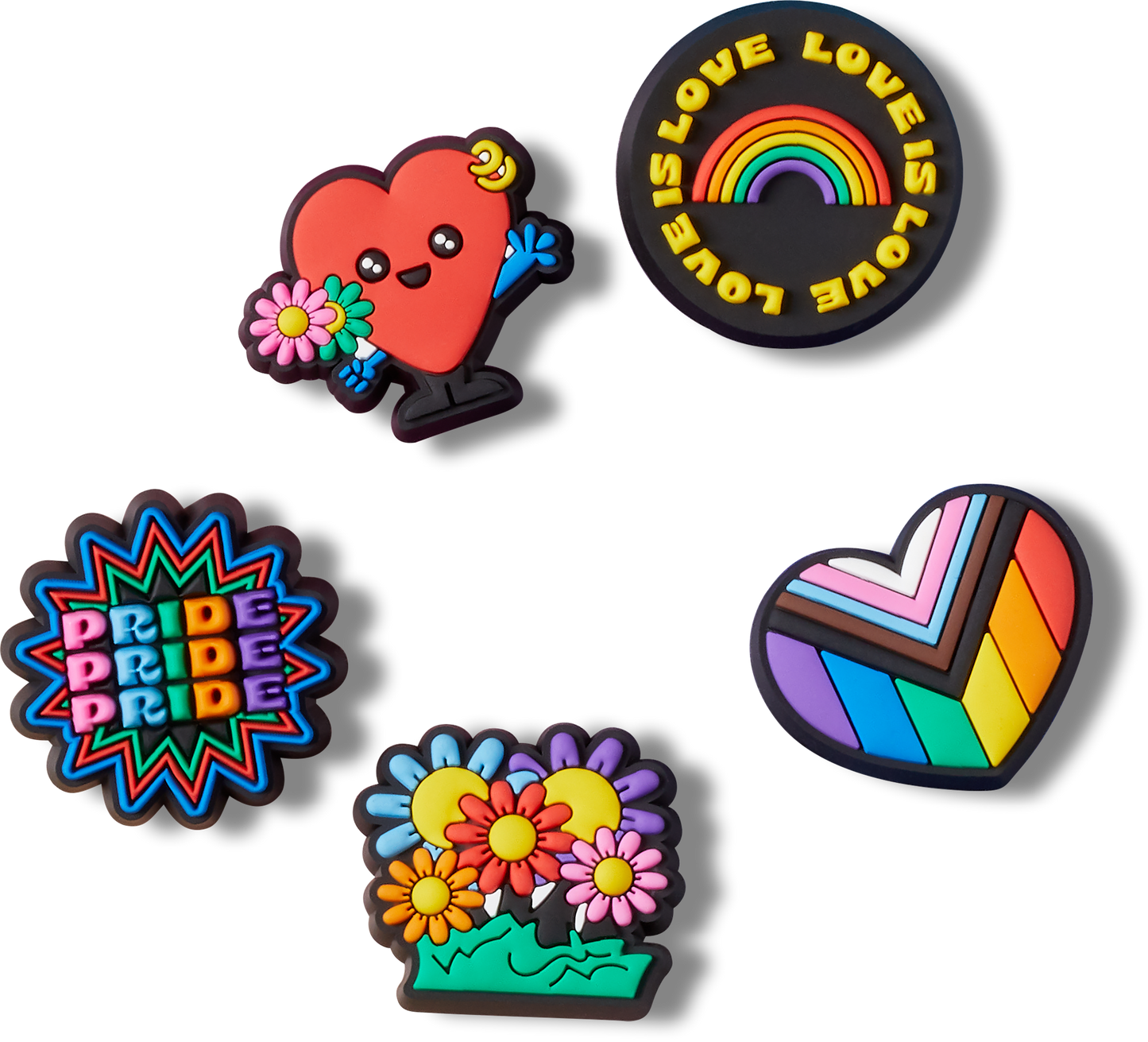 Jibbitz Love Is Love 5 Pack