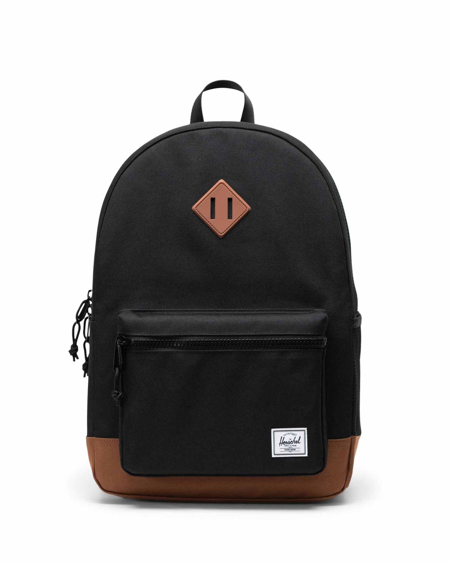 Herschel Heritage Youth Backpack | Black/Saddle Brown