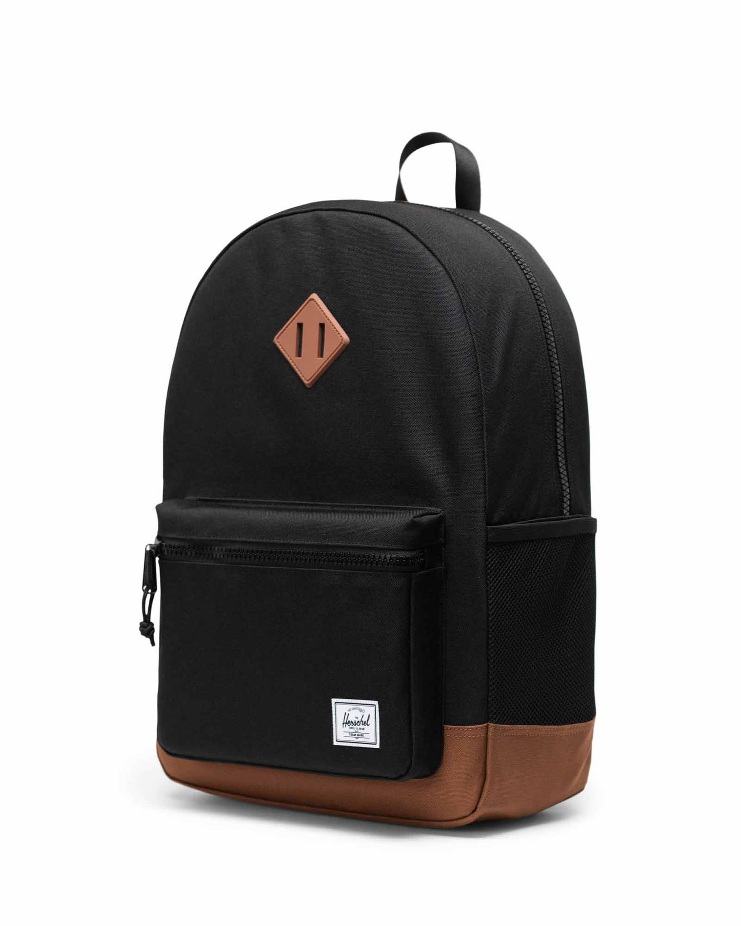 Herschel Heritage Youth Backpack | Black/Saddle Brown