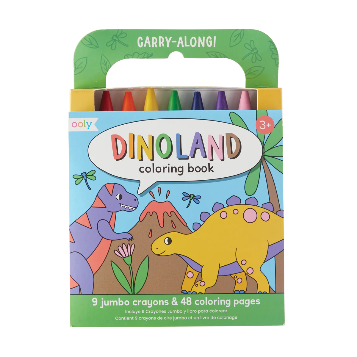 Carry Along Colouring Book & Crayon Set | Dinoland