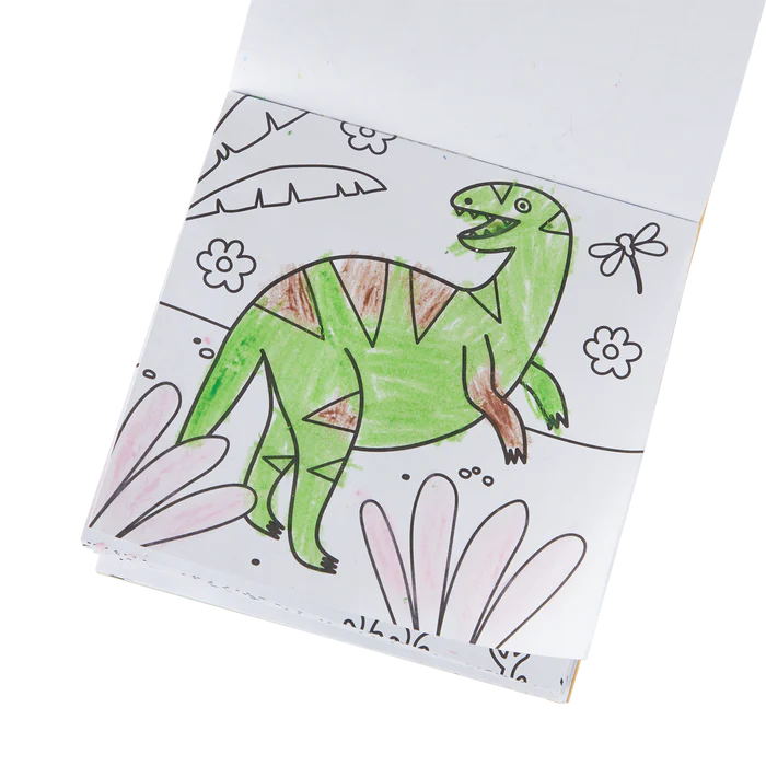 Carry Along Colouring Book & Crayon Set | Dinoland