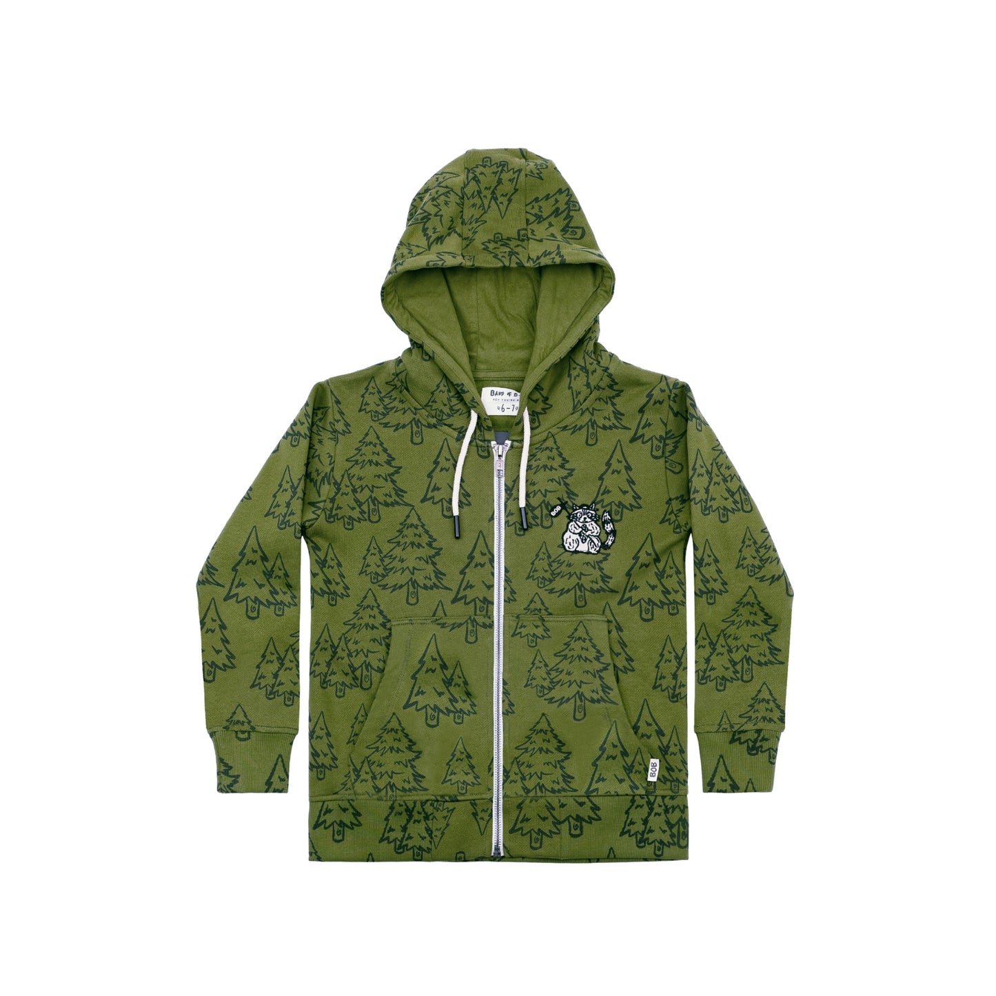 Band of Boys Forest on Repeat Zip Hood