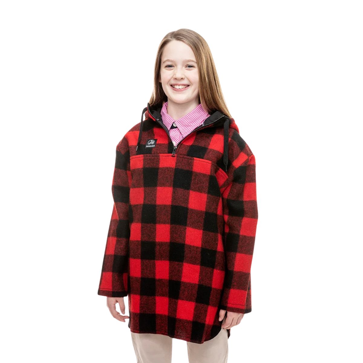 Swanndri Kid's Brixton Bush Shirt Red/Black Check