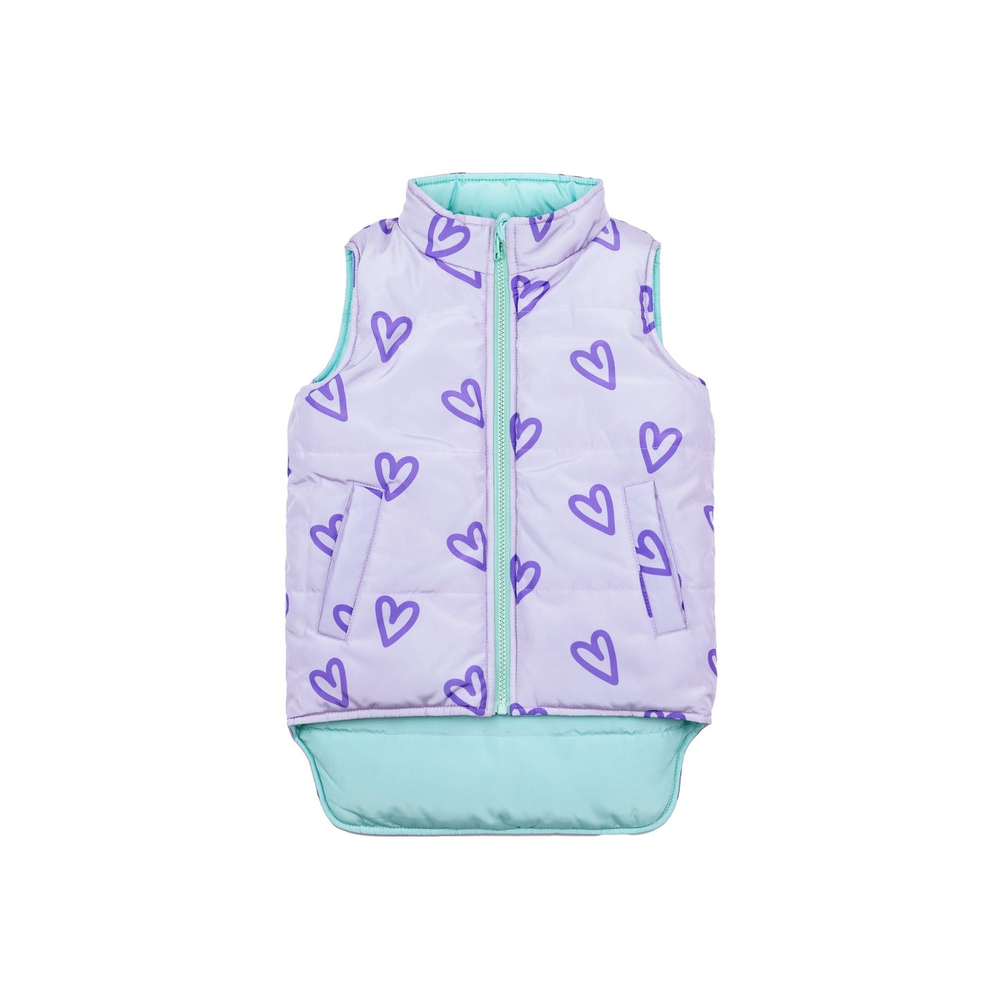 The Girl Club TGC Reversible Puffer Vest