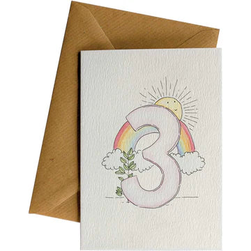 3rd Birthday Card