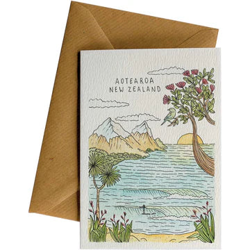 Aotearoa Nature Bay Greeting Card