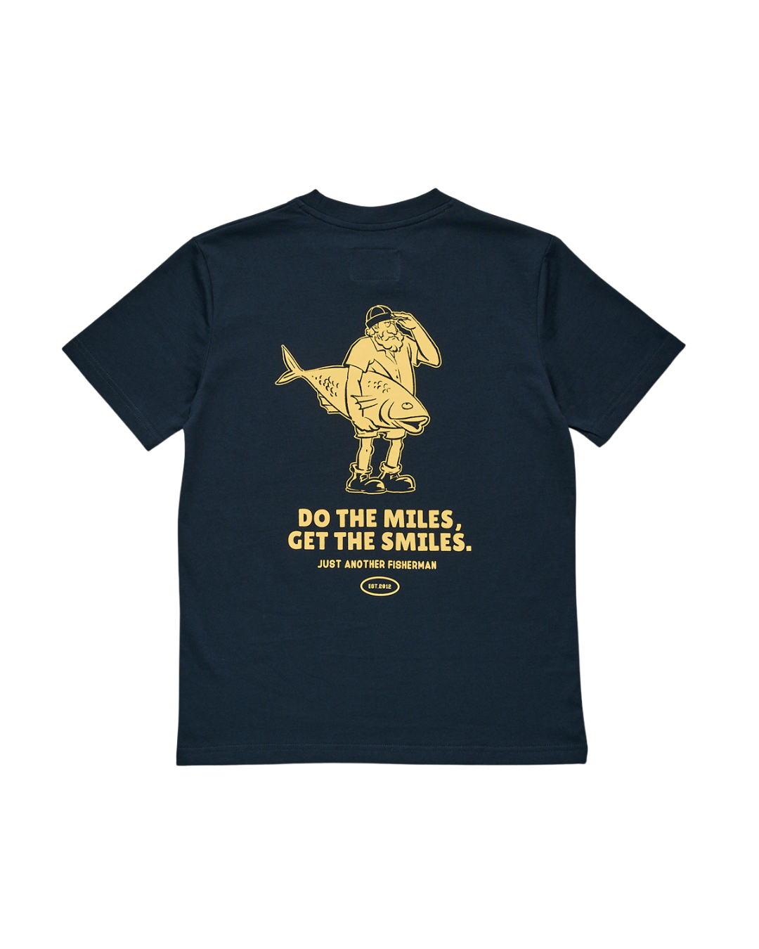 Just Another Fisherman Mini Do The Miles Tee Navy