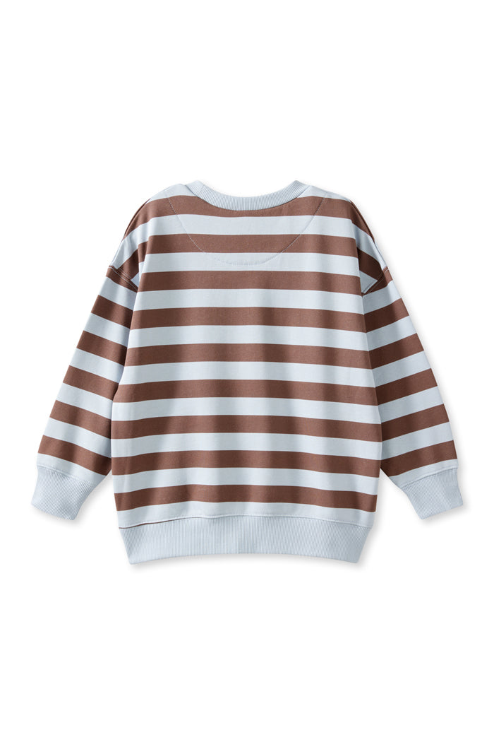 Milky Feeling Fine Sweat Soft Blue | Latte