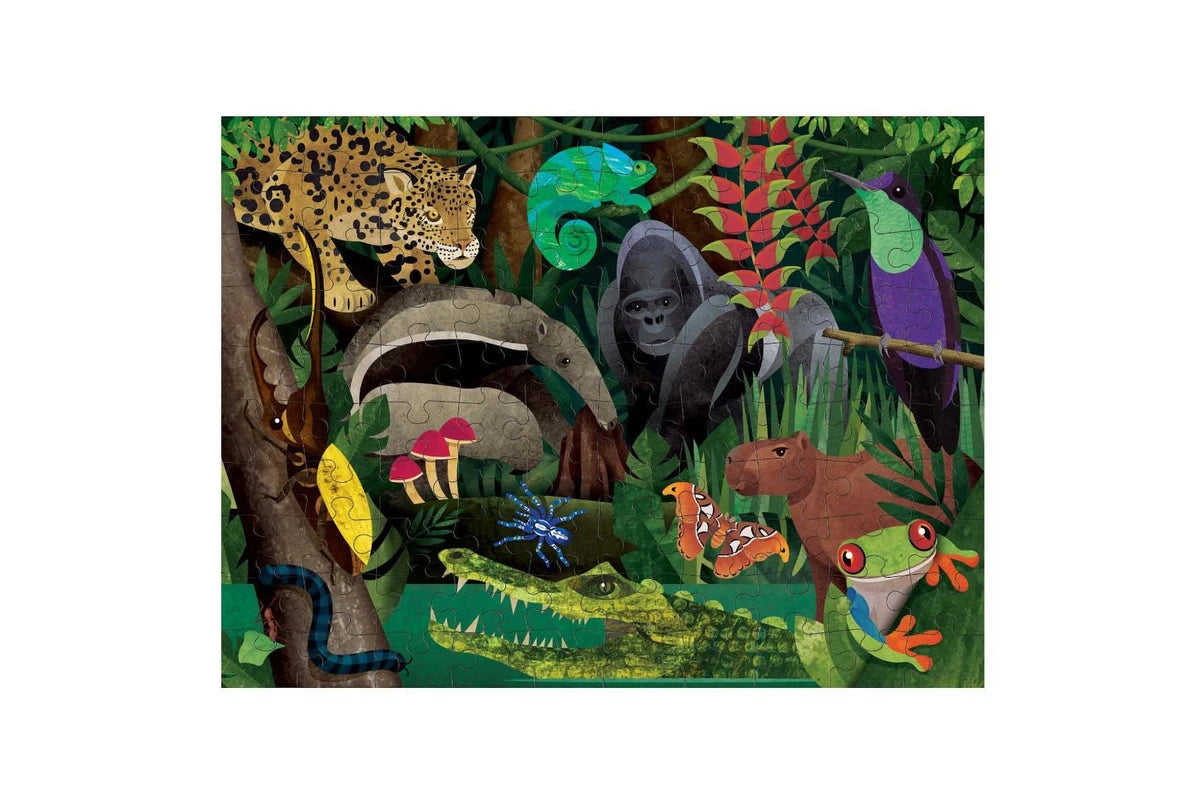 Rainforest Above and Below Double Sided Puzzle 100pce