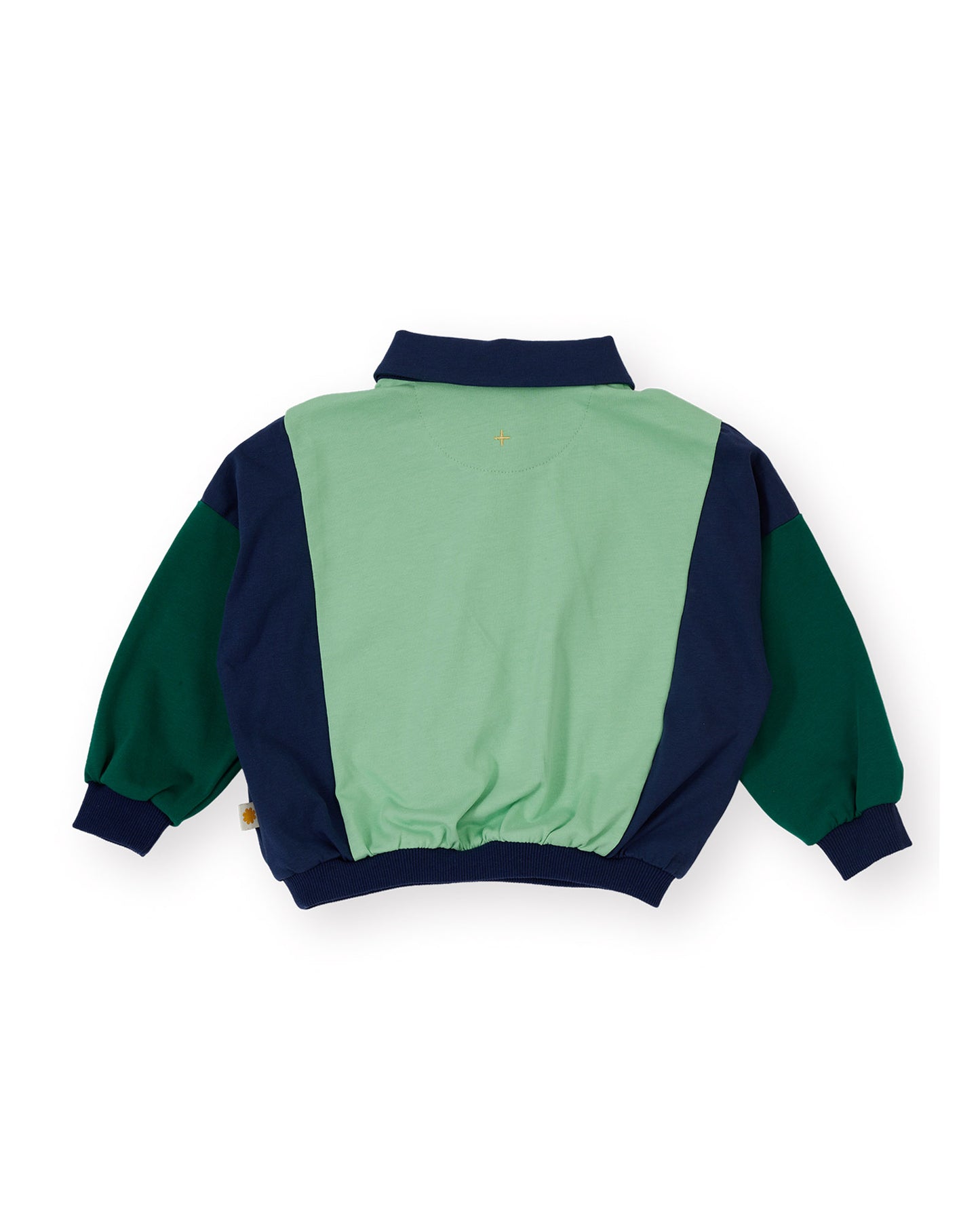 Goldie + Ace Panelled Relaxed Rugby Sweat Top
