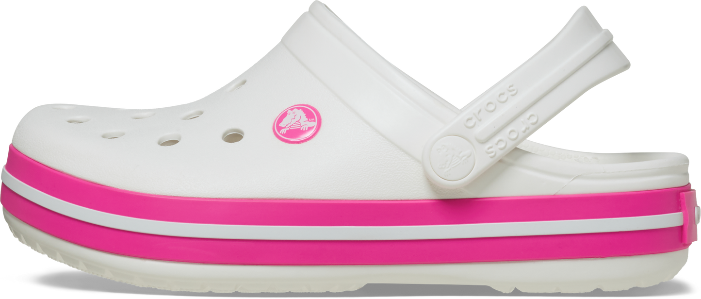 Crocs Crocband Clog Kids/Youth White | Pink Crush