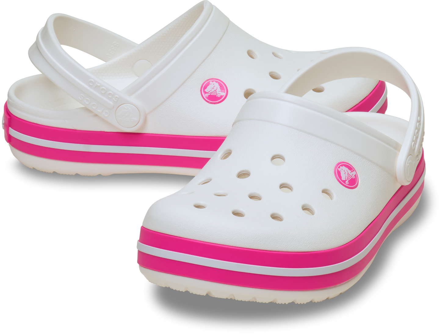 Crocs Crocband Clog Kids/Youth White | Pink Crush