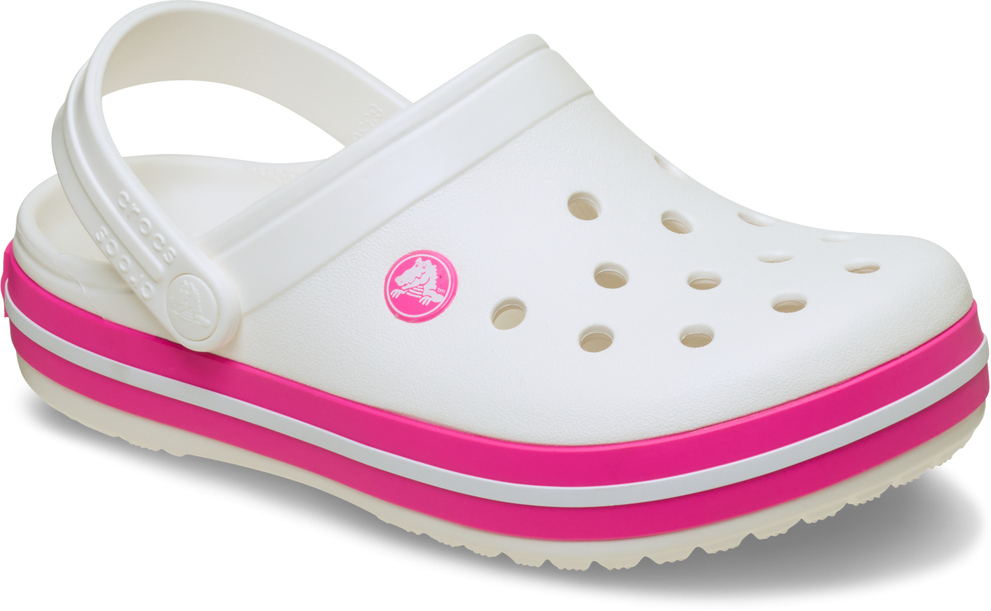 Crocs Crocband Clog Kids/Youth White | Pink Crush
