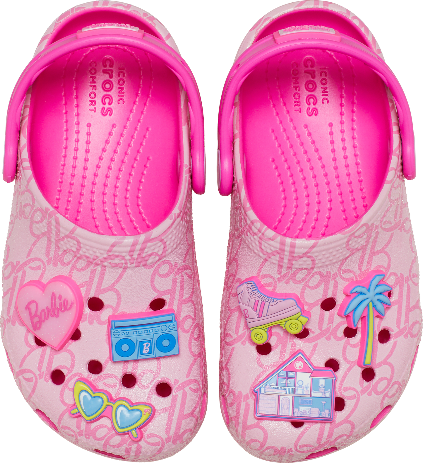 Crocs Classic Clog Toddlers Mattel Pink Barbie