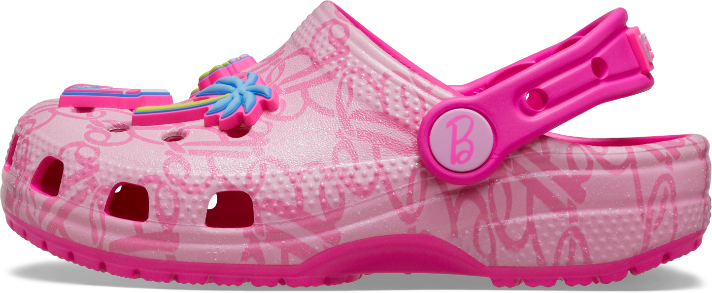 Crocs Classic Clog Toddlers Mattel Pink Barbie
