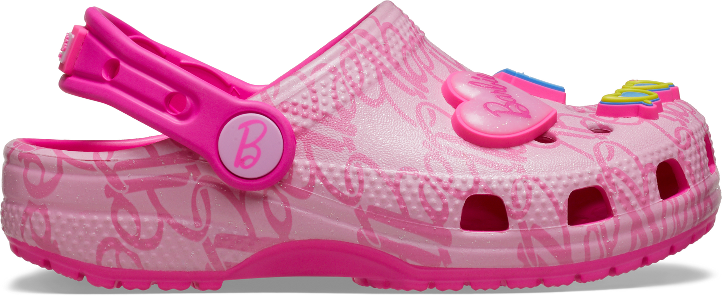 Crocs Classic Clog Toddlers Mattel Pink Barbie