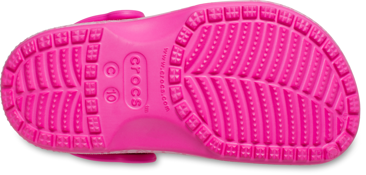 Crocs Classic Clog Toddlers Mattel Pink Barbie
