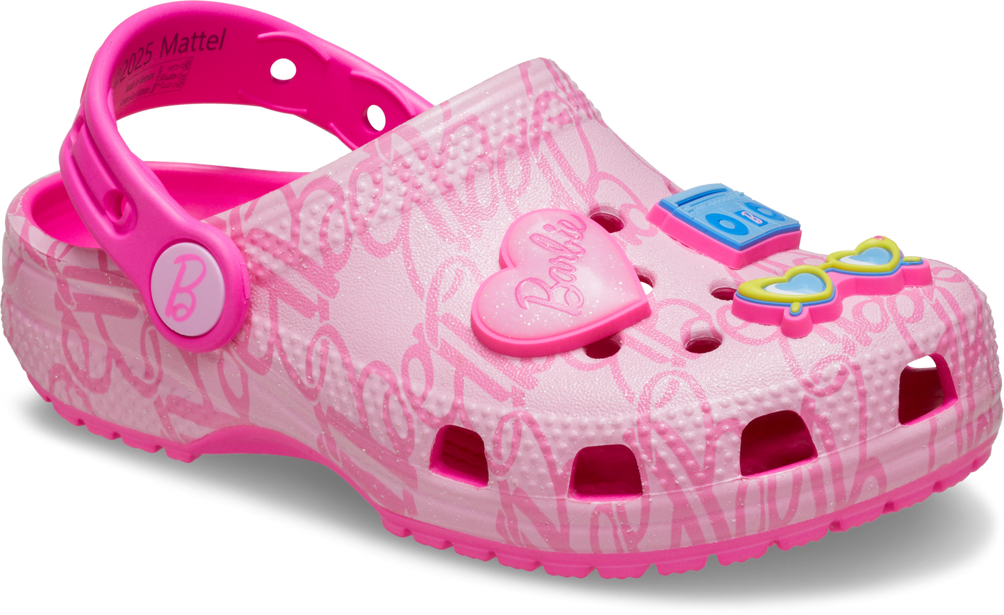 Crocs Classic Clog Toddlers Mattel Pink Barbie