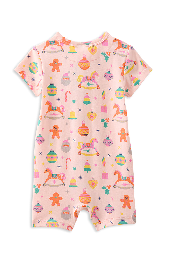 Milky Candy Cane Romper