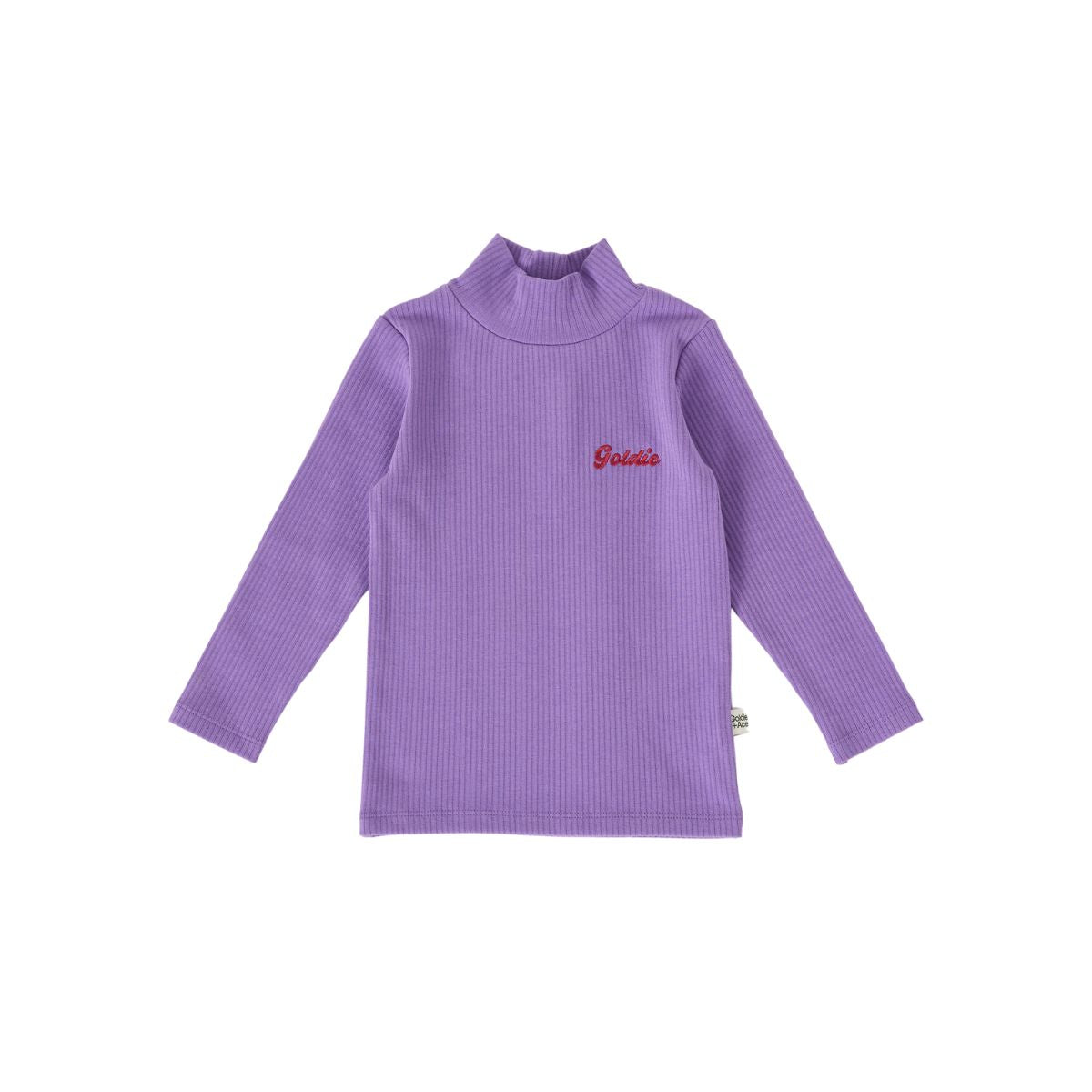 Goldie + Ace Embroidered Rib Skivvy Grape