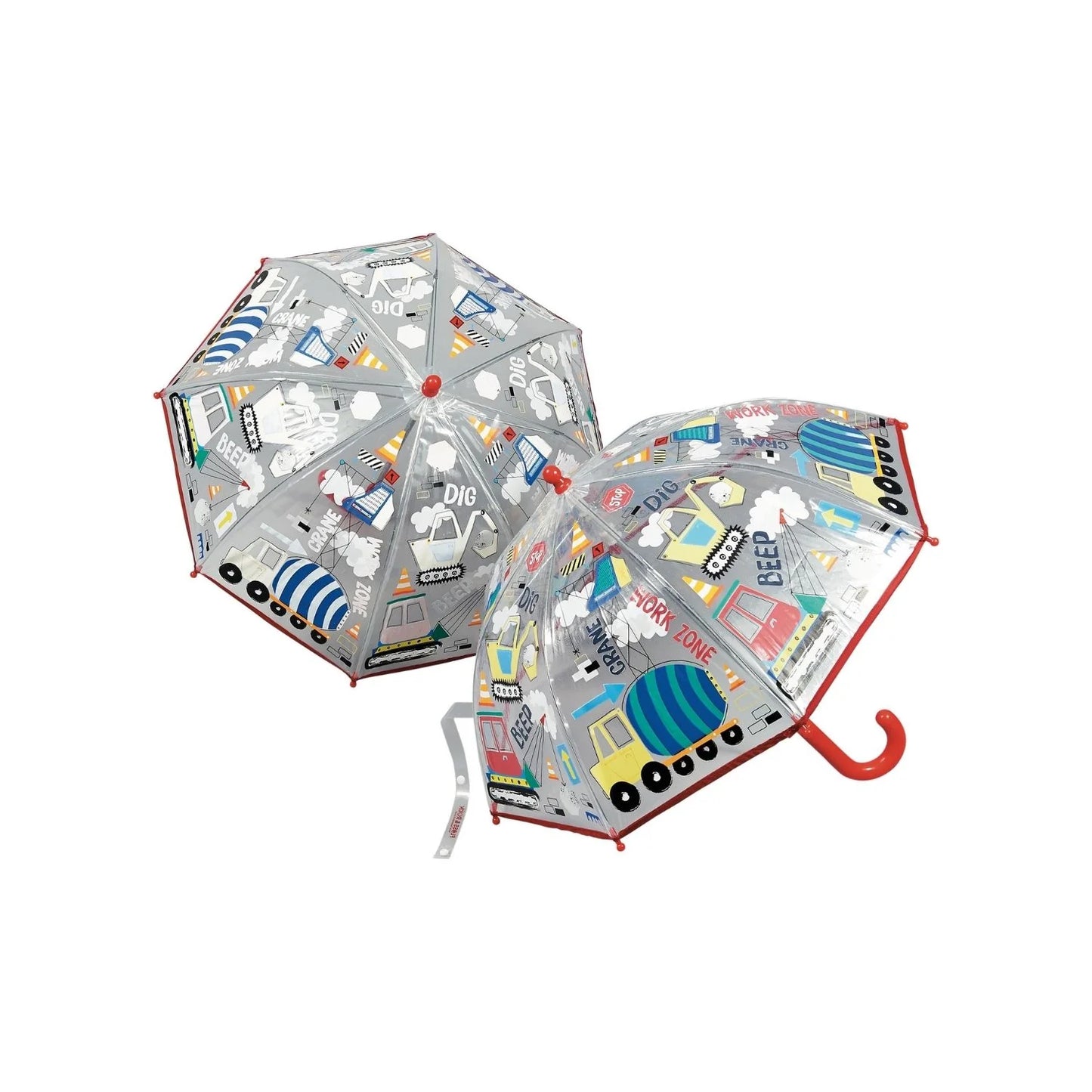 Floss & Rock Transparent Colour Changing Umbrella | Construction