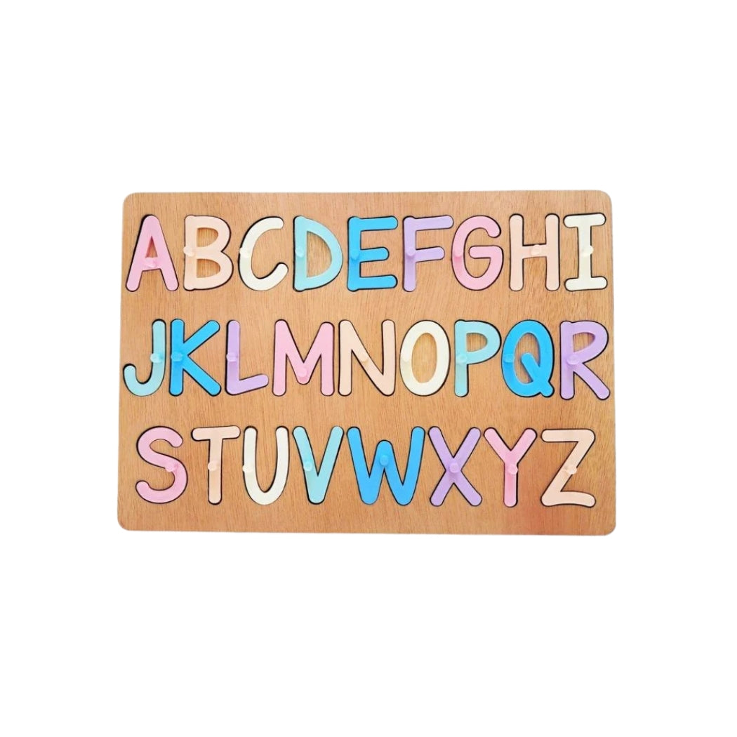 Lulo Puzzle | Uppercase Alphabet | Pastels