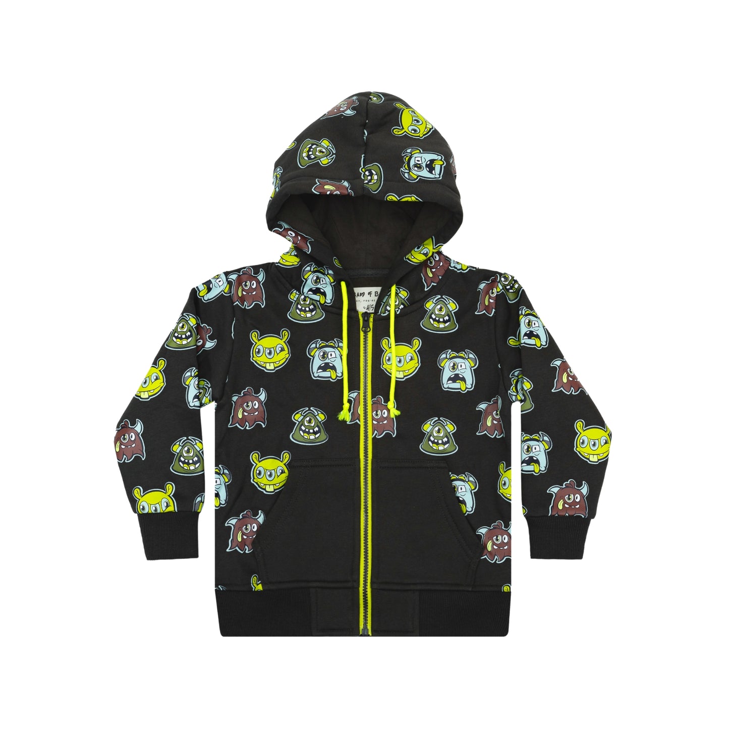 Band of Boys Monster Repeat Zip Hood