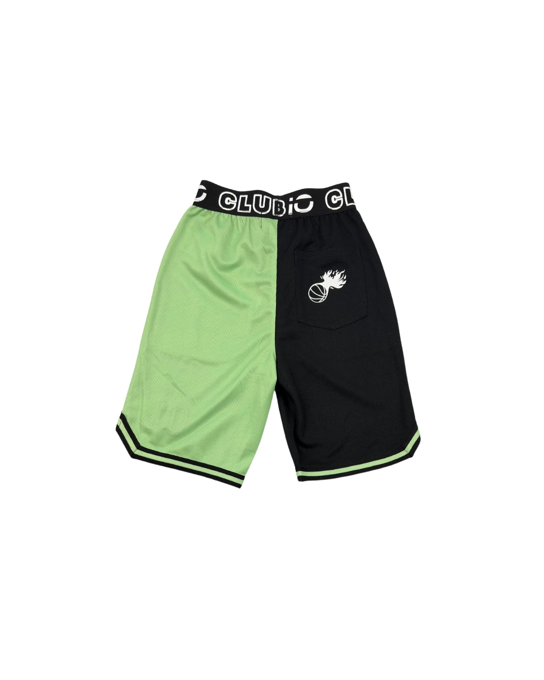 Band of Boys Black | Green Slam Dunk Shorts