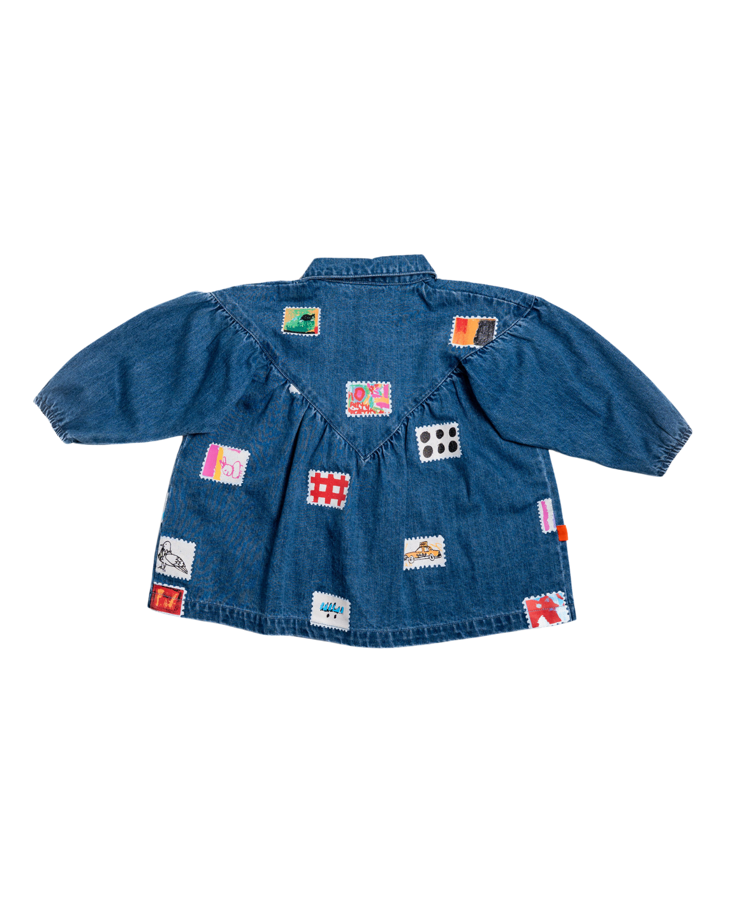 Das Ist Maurice Denim Smock Dress | Stamps