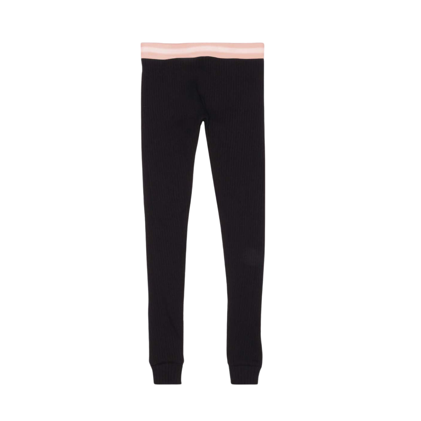 The Girl Club Skinny Rib Leggings Black