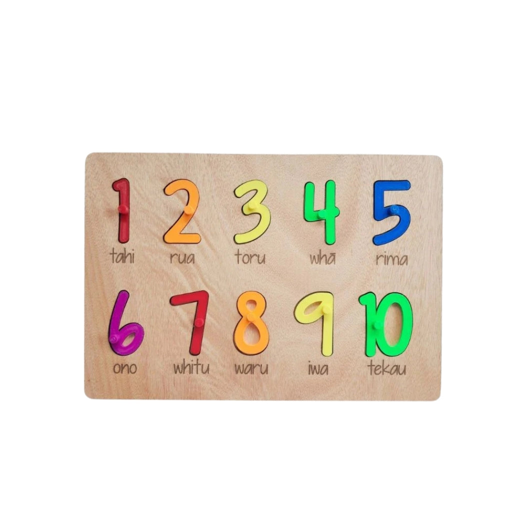 Lulo Puzzle | Numbers 1-10 in Māori | Brights