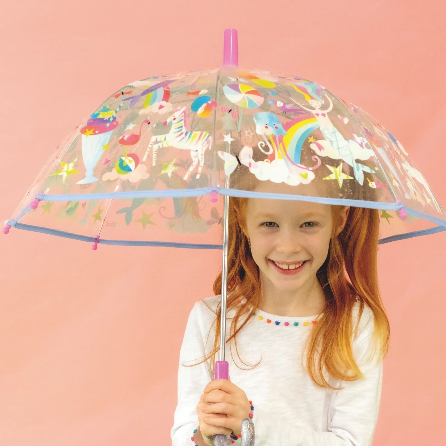 Floss & Rock Transparent Colour Changing Umbrella | Fantasy
