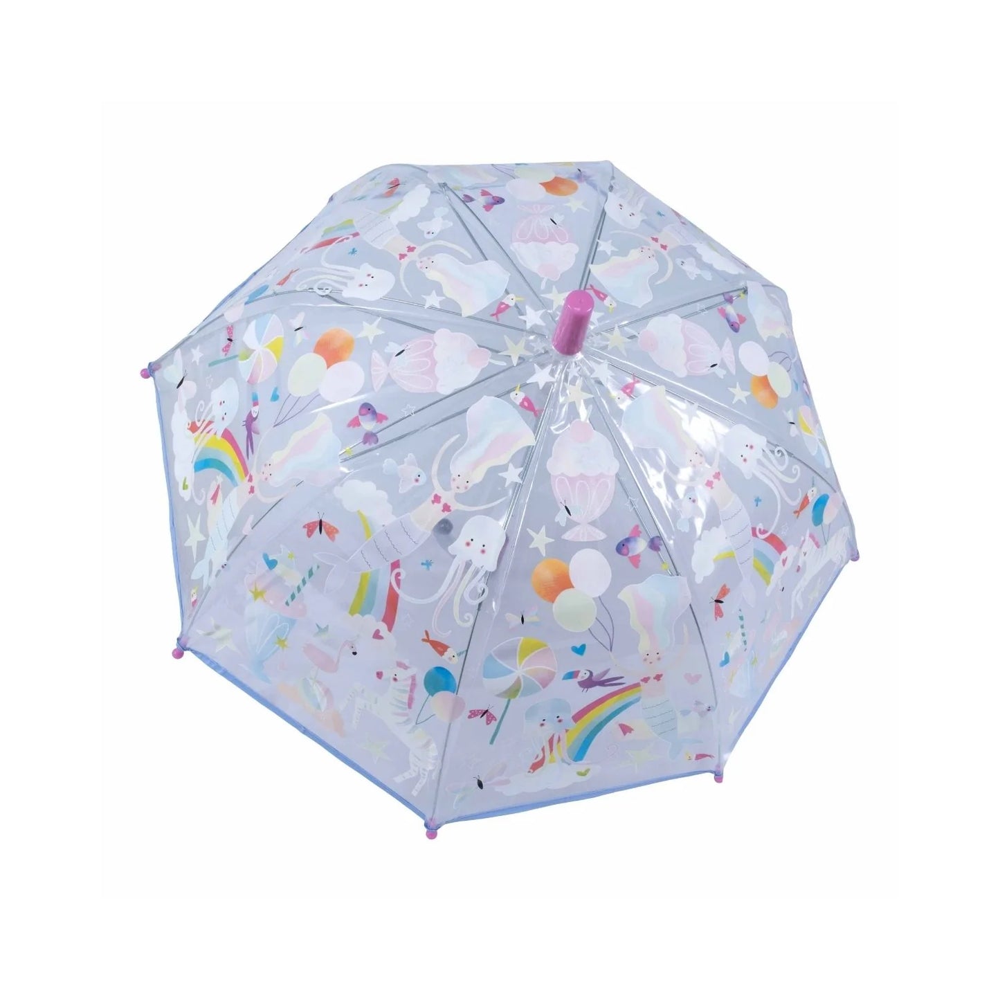 Floss & Rock Transparent Colour Changing Umbrella | Fantasy
