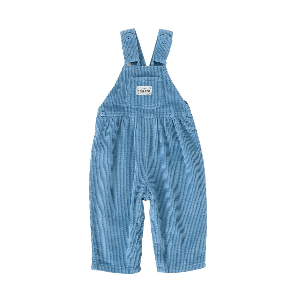 Goldie + Ace Sammy Corduroy Overalls Duck Egg