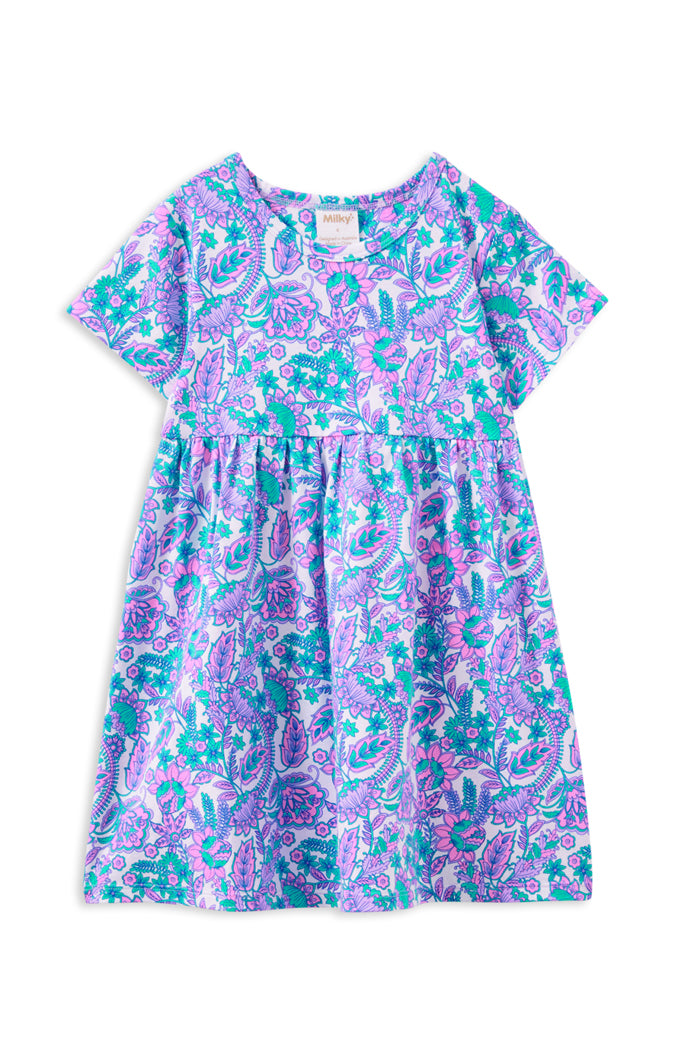 Milky Paisley Bloom Dress