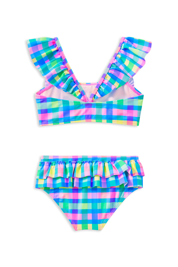 Milky Picnic Check Bikini