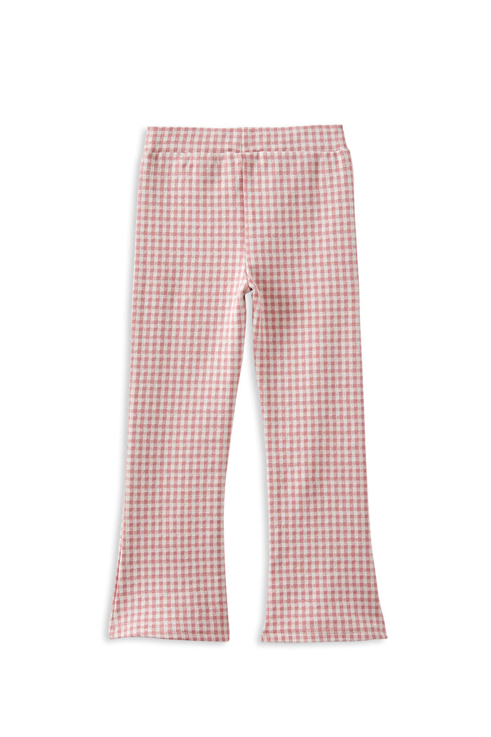 Milky Rose Check Pant