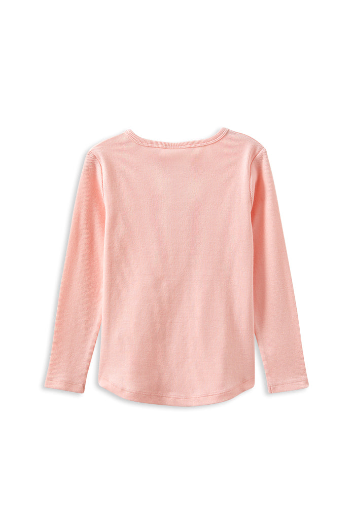 Milky Whisper Rose Henley