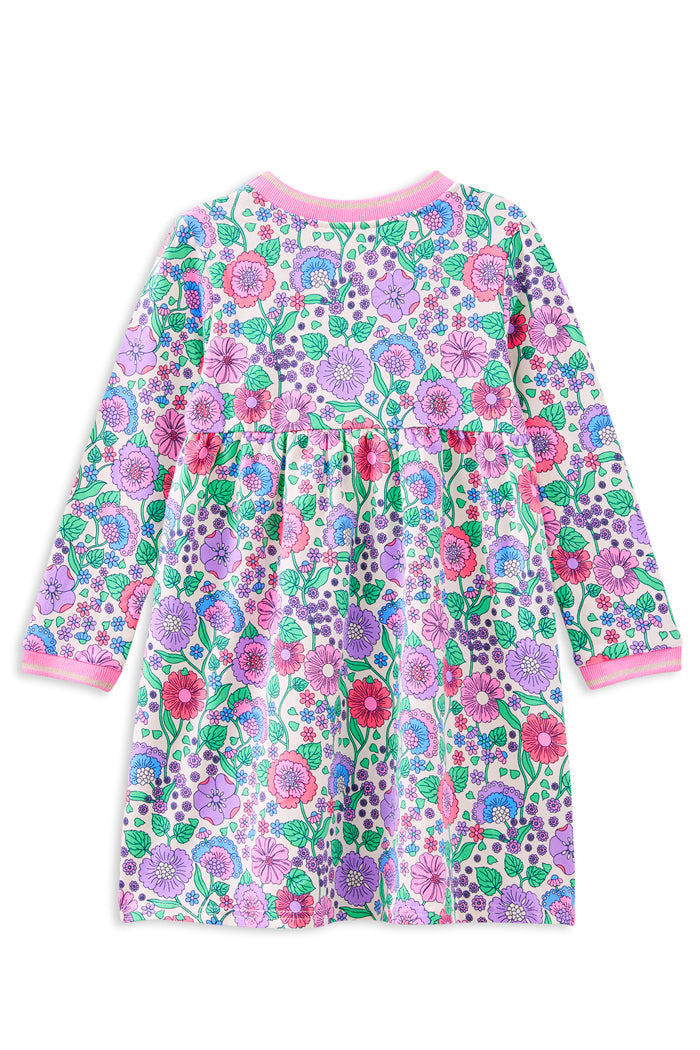 Milky Confetti Garden Dress Off White