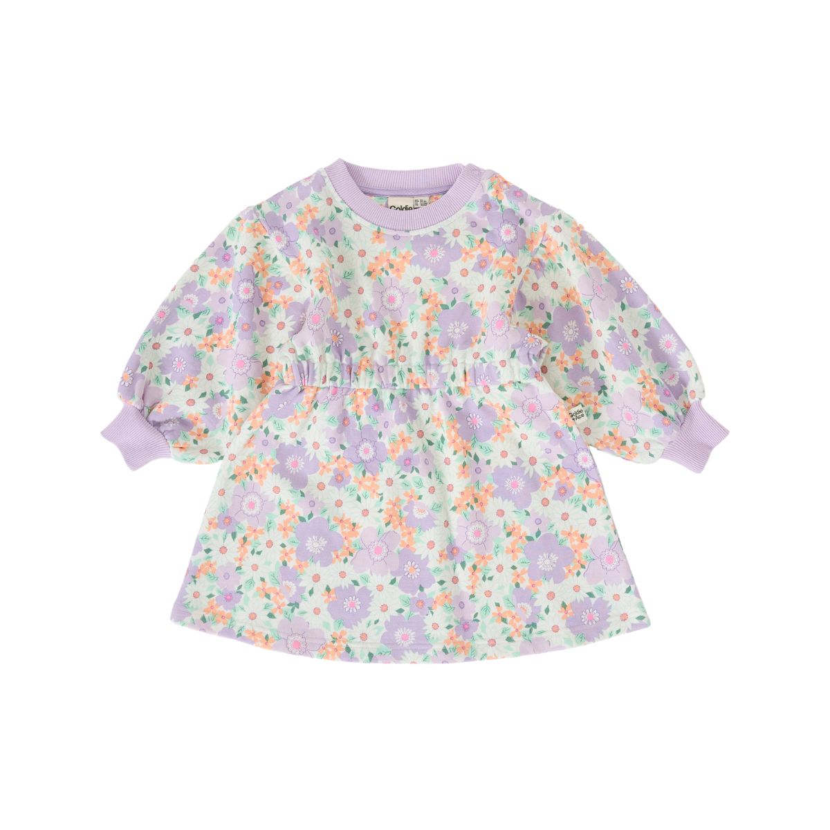 Goldie + Ace Leah Long Sleeve Dress Flora