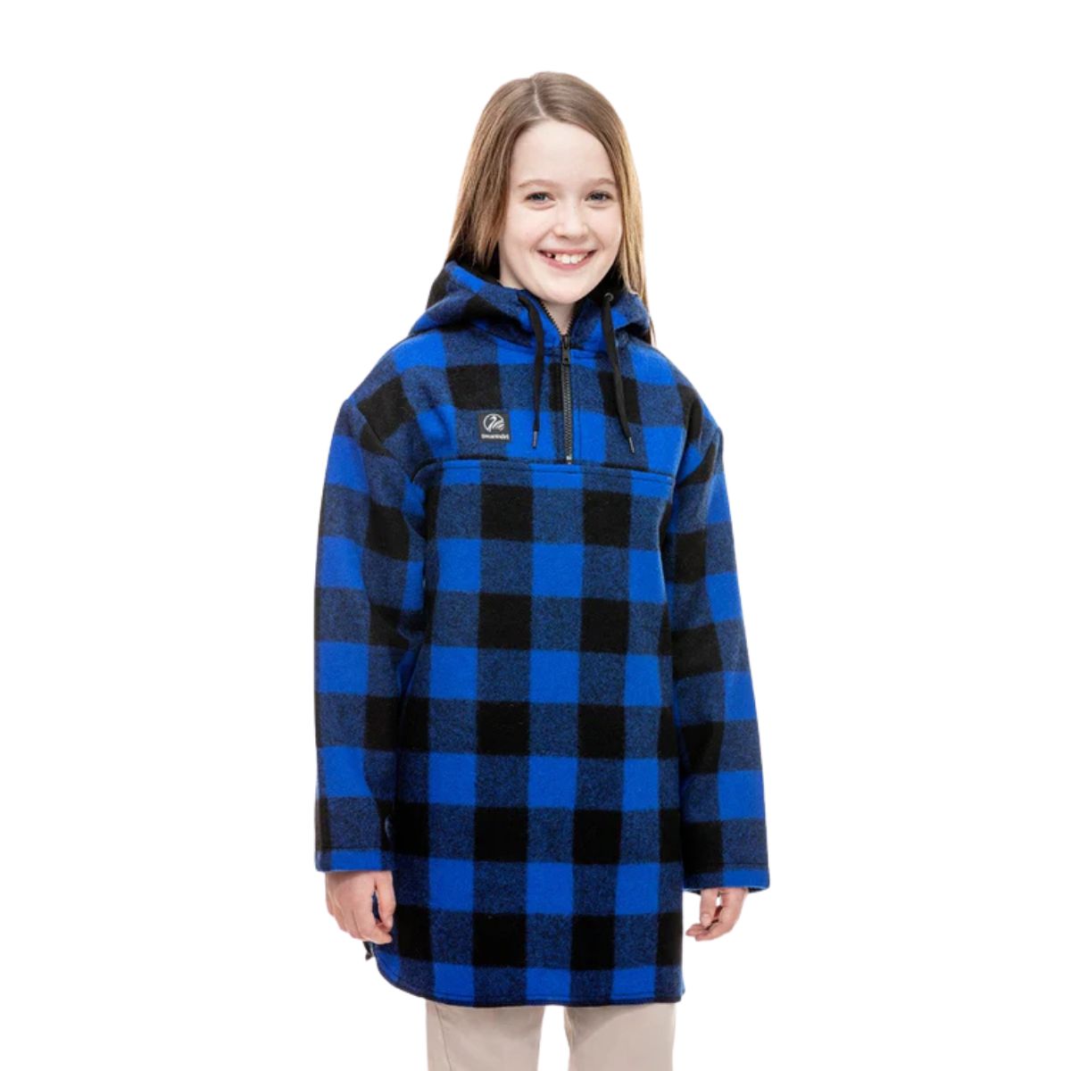Swanndri Kid's Brixton Bush Shirt Blue/Black Check