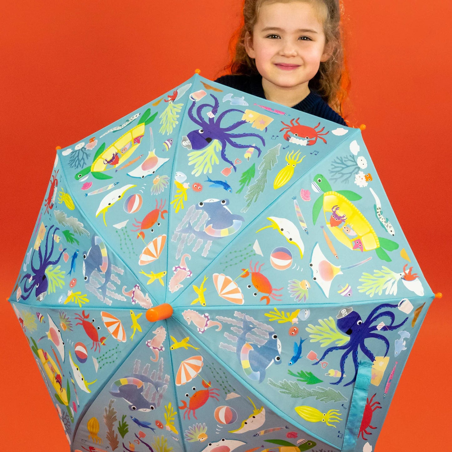 Floss & Rock Colour Changing Umbrella | Ocean