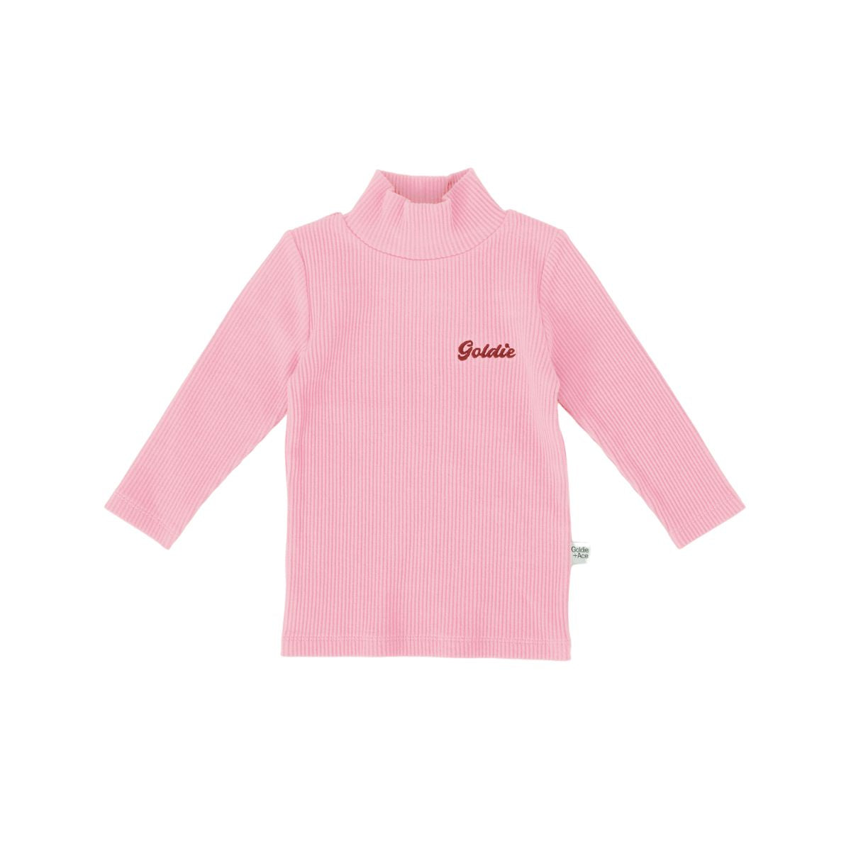 Goldie + Ace Embroidered Rib Skivvy Sweetpea