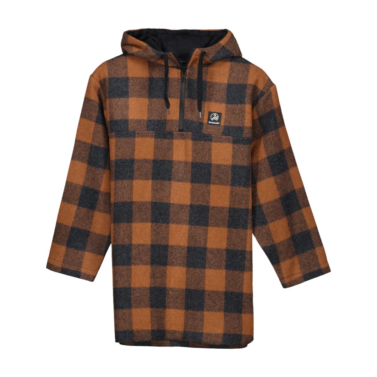 Swanndri Kid's Brixton Bush Shirt Shadow/Rusty Check