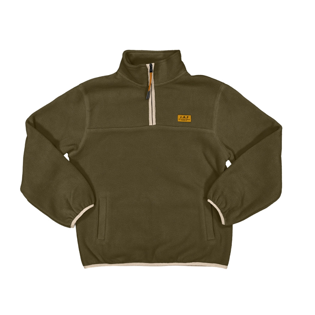 Just Another Fisherman Mini Ranger 1/4 Zip Khaki