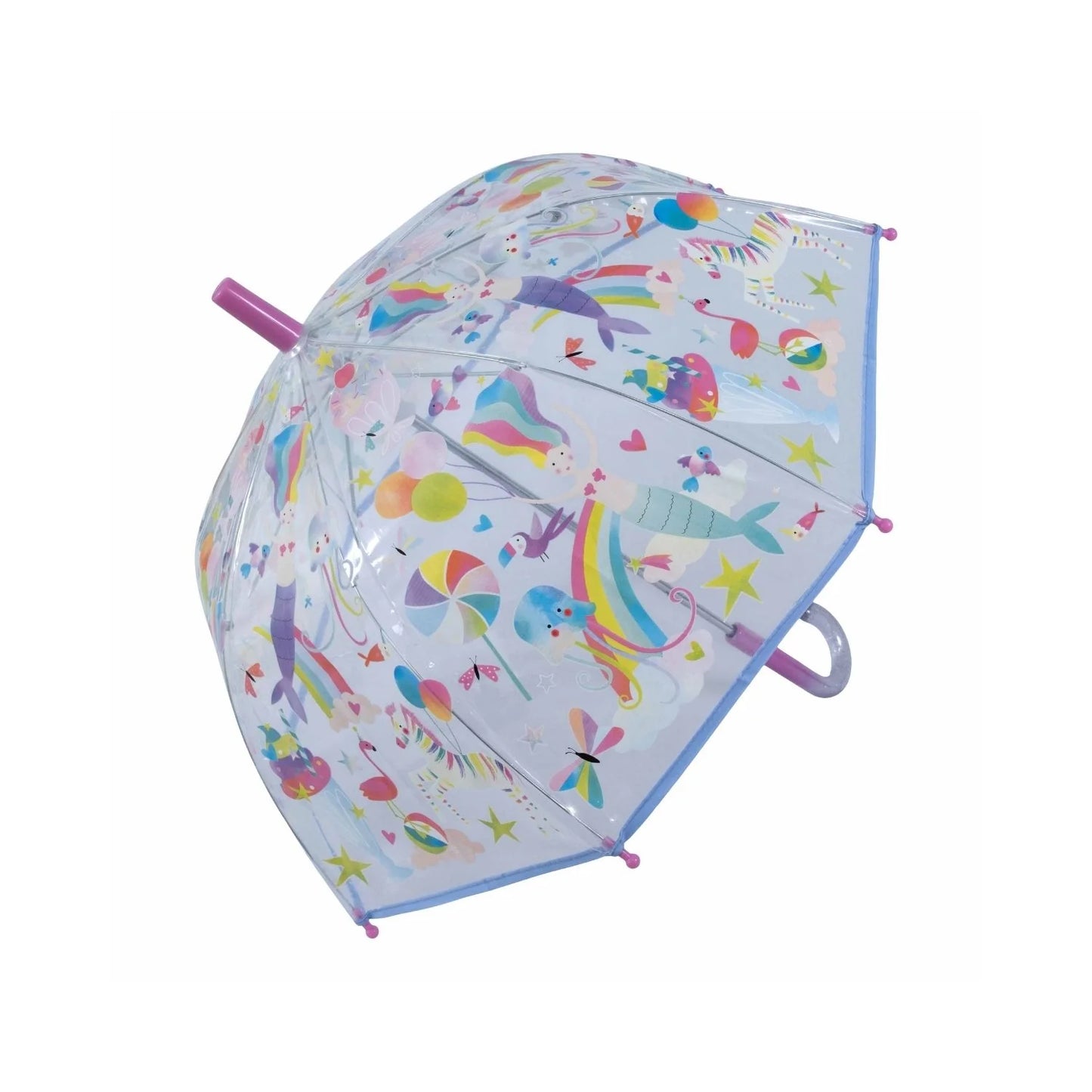Floss & Rock Transparent Colour Changing Umbrella | Fantasy