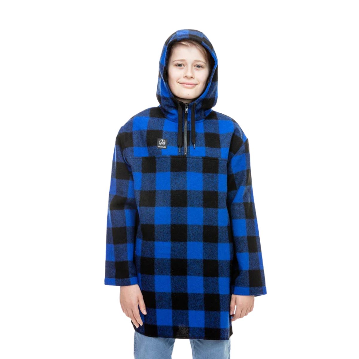 Swanndri Kid's Brixton Bush Shirt Blue/Black Check