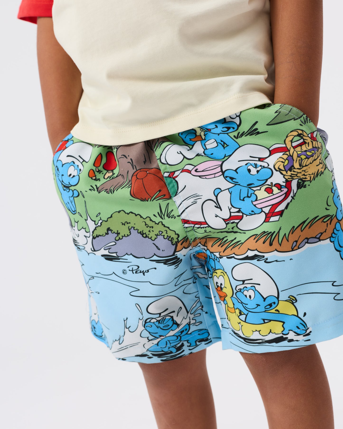 Goldie + Ace The Smurfs Splash Boardshort